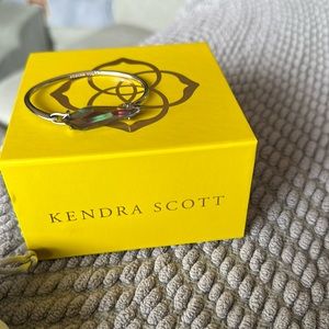 Kendra Scott Alice cuff bracelet with stone in silver